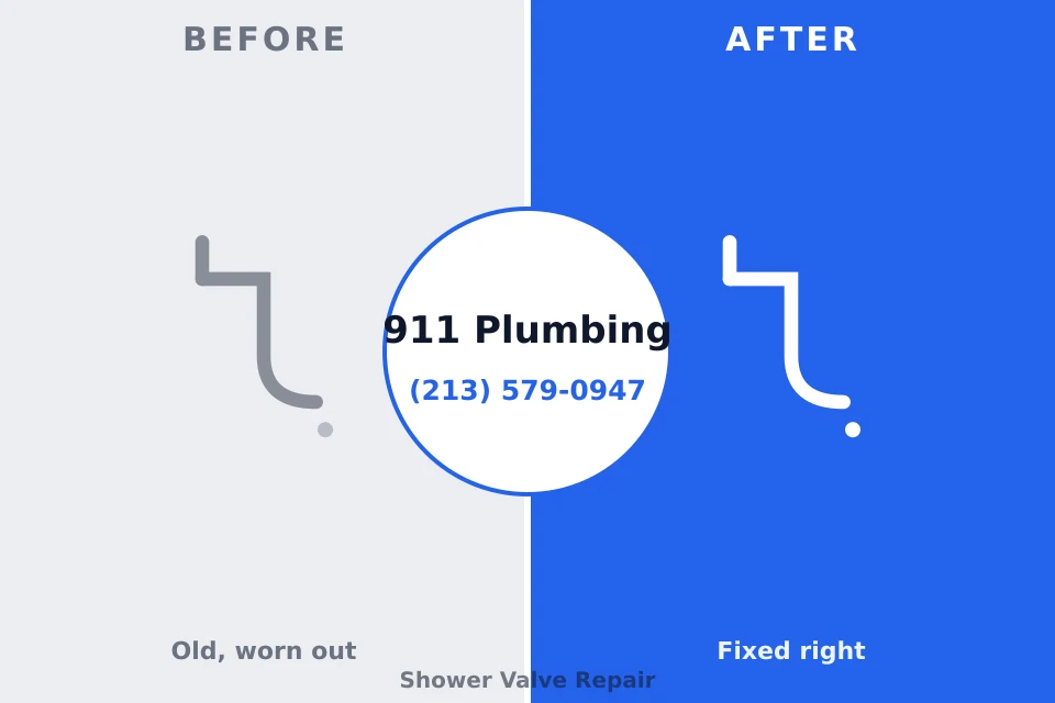 Before and after: plumbing repair Lebanon, NH